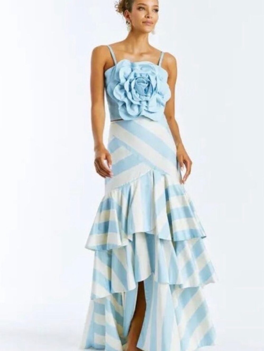 Mestiza Two Piece Set Crop Top Skirt Size 4